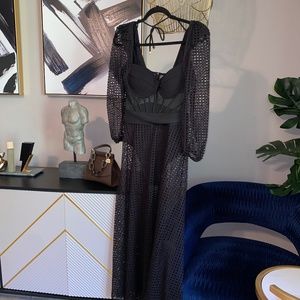 PatBO Bustier Netted Maxi Dress. Beautiful and so flattering!!